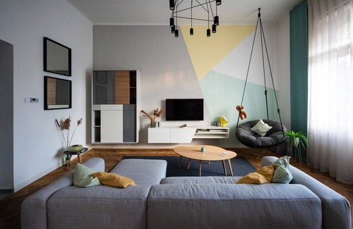 Felheviz Apartment | Mark’s modern flat at Margaret Island