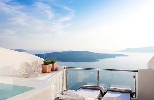 Fira Villa | Marvelous Santorini Villa | 1 Bedroom | Villa Tioumoutiri | Private Jacuzzi &.