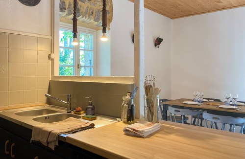 Saint-Andre-de-Cruzieres Cottage | Mas Bourdaric - La Magnanerie - Gîte spacieux avec grande terrasse et piscine
