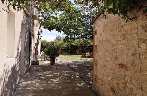Saint-Andre Apartment | Mas Paret Studio with terrace mountain view in 1ha property
