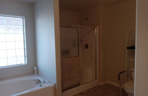 Quartzsite Bed & Breakfast | Master suite with private bathroom, as well as shared, living, kitchen, WiFi