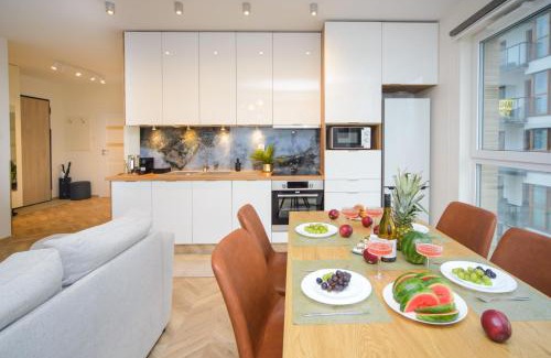 Nowy Port Apartment | Maya's Flats & Resorts 101 SEA VIEW - 3 pokojowy apartament z widokiem na morze na Letnicy
