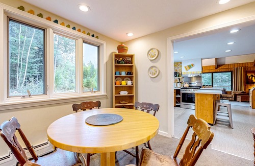 Franconia House | MCM hideaway with entertainer's deck, dog-friendly yard, Ping-Pong & WFH desks