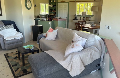 Kapoho Apartment | Mediteranean style SUITE/LOFT big private Sundeck nice Ocean View (Cliff)