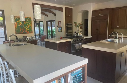 Carmel Valley House | Mediterranean Lovely Courtyard & Pool. 5-bedroom home in Sunny Carmel Valley