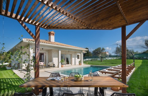 Labin Villa | Mediterranean villa with large private pool and garden, ideal for relaxing.