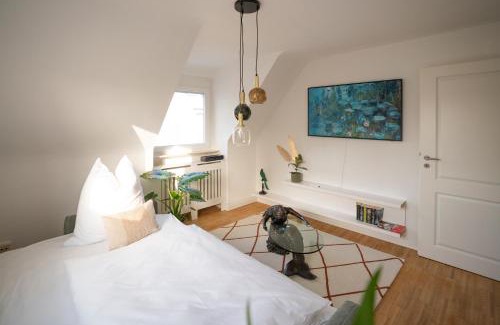 Ulm Apartment | Meerjungfrau - W14, zentral in Bahnhofsnähe, Küche