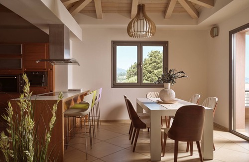 Planos Villa | Merovigli 4 bedroom villa with private pool and sea views