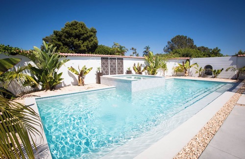 San Diego House | Mexican Hacienda Del Mar with Heated Pool and Spa, 5min drive to Beach!