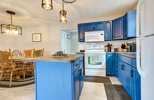 Harrison House | Michigan Vacation Rental - 9 Mi to Snow Snake!
