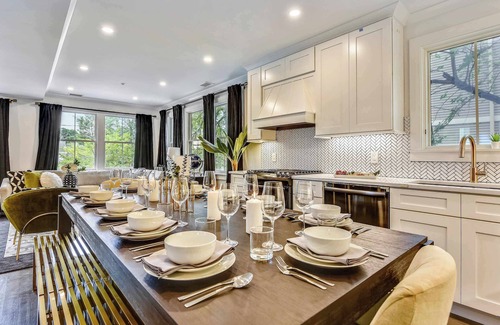 Jamaica Plain Apartment | Mid-Century Glam Retreat, Near T