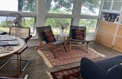 Chesapeake Beach House | Mid-Century Modern on Private Beach, Designed by Award Winning Architect!