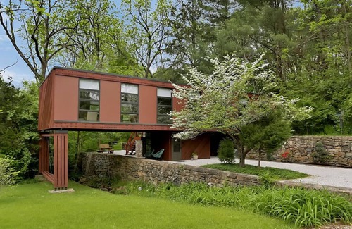 Wernersville House | Mid Century Modern Getaway with outdoor Hot Tub