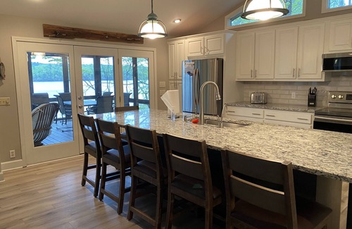 Pleasure Point House | Mid-lake spacious cottage w/amazing views, deep water, protected swimming area.