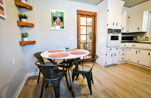Littleton House | Midcentury Mod Big Yard Games 2 Living Areas