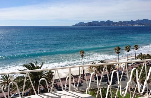 Le Suquet Apartment | Midi beachfront apartment, exceptional sea view from 6th floor,