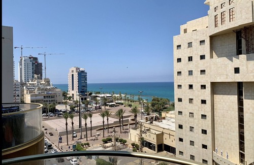 Netanya Apartment | MIKLAT Elegant Apt with Balcony & Sea View by FeelHome