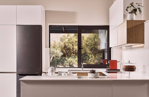 Akrotiri Villa | Minimalistic Design, 70 sq. m. Heated Pool, 5 Minutes From Sandy Beaches!