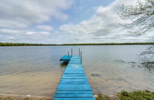 Ossipee House | Minnesota Cabin with Deck and Private Beach