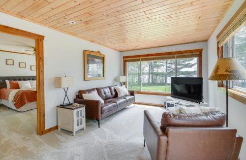 Ossipee House | Minnesota Cabin with Deck and Private Beach