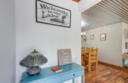 Ossipee House | Minnesota Cabin with Deck and Private Beach