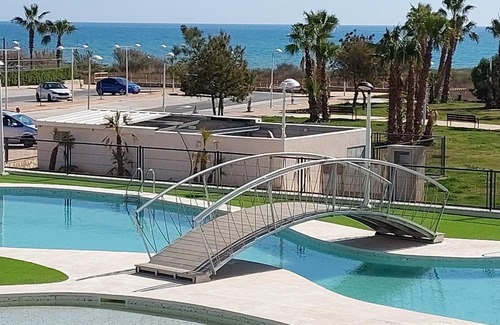 Cabanes Apartment | Mirador al Mar -1ª línea playa- Vista frontal-Prox Magic World