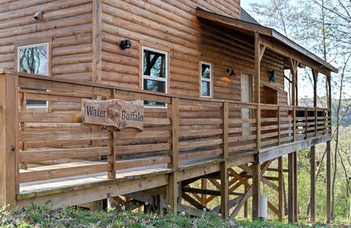 Jasper Cabin | Mnt. View Cabin Near River w/Hot Tub + Fire Pit