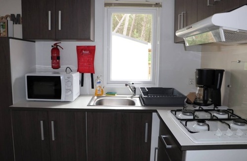 Saint-Julien-en-Born RV Rental | Mobile Home 'Du Soleil - Contis' with Shared Pool, Terrace and Fun Pass Included