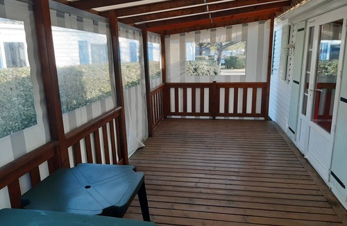 Gastes House | Mobile home, 4*, 3 pools, beach, 40 m2, 24 m2 covered terrace, air-conditioned