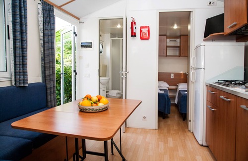 San Giorgio Resort | Mobile home with its own terrace, sea view, pool, beach and much more