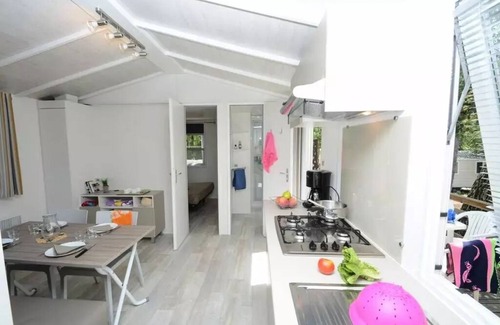 Saint-Paul-en-Foret House | Mobilhome Comfort 29m2 - 2 Erwachsene und 3 Kinder mit Klimaanlage 5 Personen