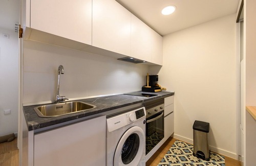 San Sebastian de los Reyes Apartment | Modern studio apartment with private terrace and excellent communal areas