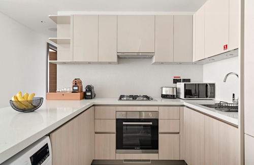 Nad Al Sheba Apartment | Modern 2 BR with Pool View in Sobha Hartland