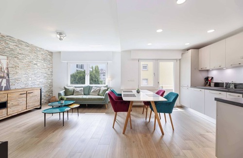Bonnevoie Apartment | Modern 2BR Apt with Balcony in Central Howald