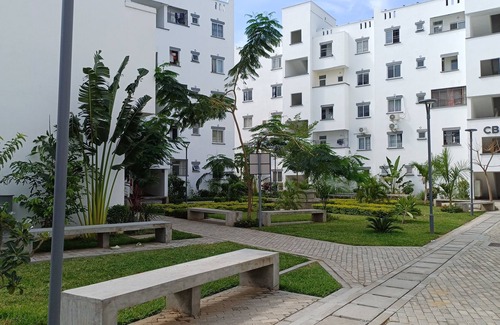 Manyimbo House | Modern 3-Bedroom Apartment with Pool & Basket Ball Court at Buxton Point Mombasa