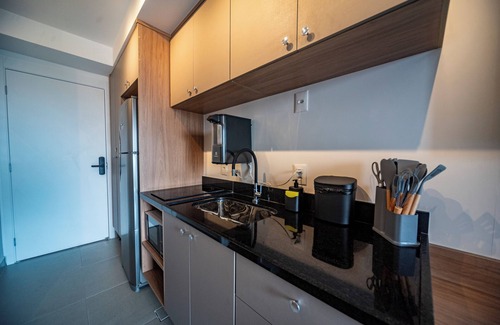 Santo Amaro Apartment | Modern and Sophisticated Studio - Santo Amaro | Near US Consulate and Metro