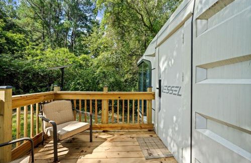St. Stephen House | Modern Airstream Glamping with Pond Views in Rural South Carolina
