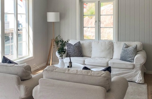 Risor House | Modern and comfortable cottage with very spacious wooden terrace.
