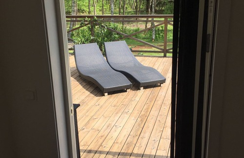 Hjarnarp House | Modern and comfortable house with fantastic terrace near lake, sea, nature.