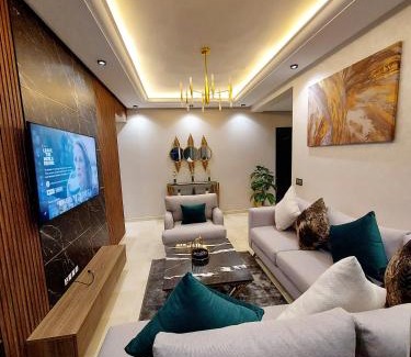 SOUR JDID Apartment | modern apartment opposite to HASSAN2 MOSQUE with side SEA view with sports machines with free underground GARAGE prohibited for unmarried couples of Arab origin space of 85m apartment too QUIET