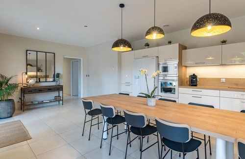 Gy Cottage | Modern, bright lodging in Gy with spacious living area, garden, and children's games