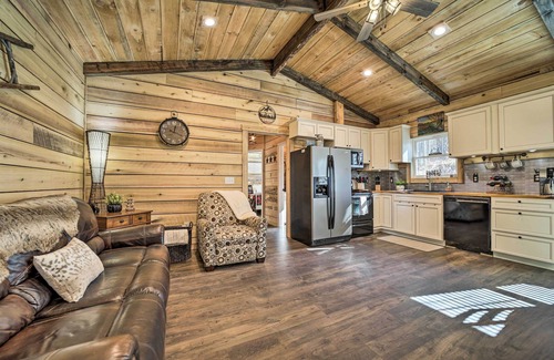 Pisgah Forest Cabin | Modern Cabin w/Fire Pit < 3 Mi to Trails!