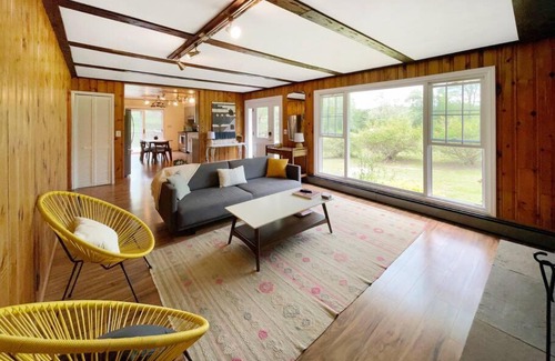 Kerhonkson House | Modern Catskills Oasis w Pool and Bar Hall