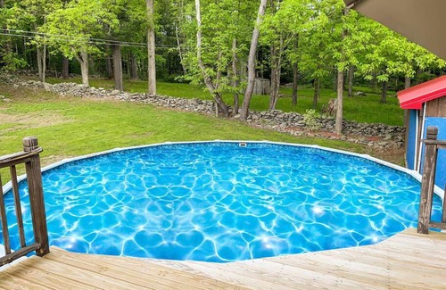 Kerhonkson House | Modern Catskills Oasis w Pool and Bar Hall