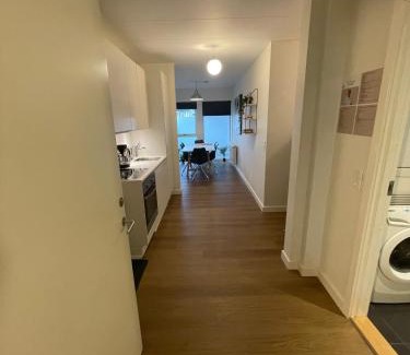 Midtbyen Apartment | Modern Central Apt with Rooftop, Privat Balcony, & Free Parking,next to Aarhus Attractions