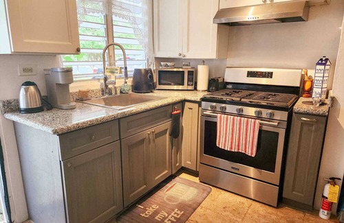 Estate Whim Apartment | Modern Chic 1BR Apt w/W/D & Island Fruit Garden