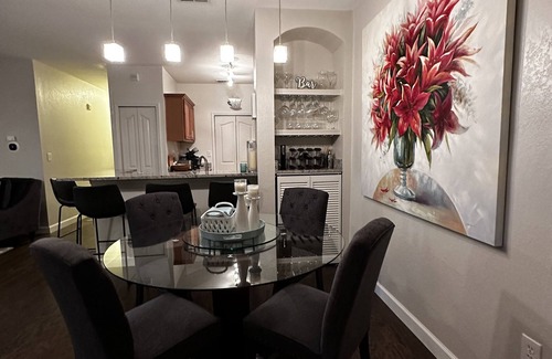 Sarasota Condo | Modern condo in resort style gated community with large pool, gym, tennis, bbq.
