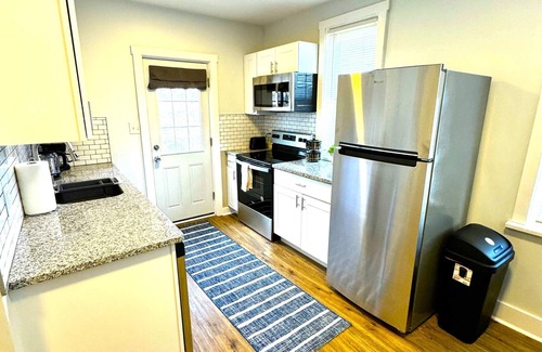 Wilmington Apartment | Modern Cozy walk up with King Bed