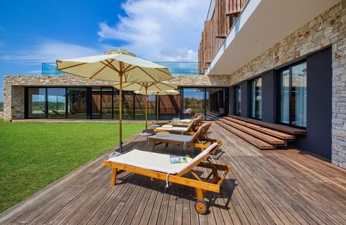 Porec Villa | Modern-designed villa with indoor-outdoor pool in Istria surrounded by nature on a large property which ensures privacy.