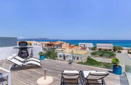 Son Serra de Marina House | Modern Panoramic Sea View House Mallorca